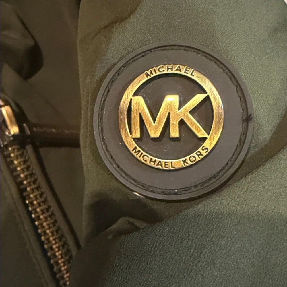 Michael Kors, Ivy Missy Coat Down Parka Jacket, Ivy Green, Women Size S